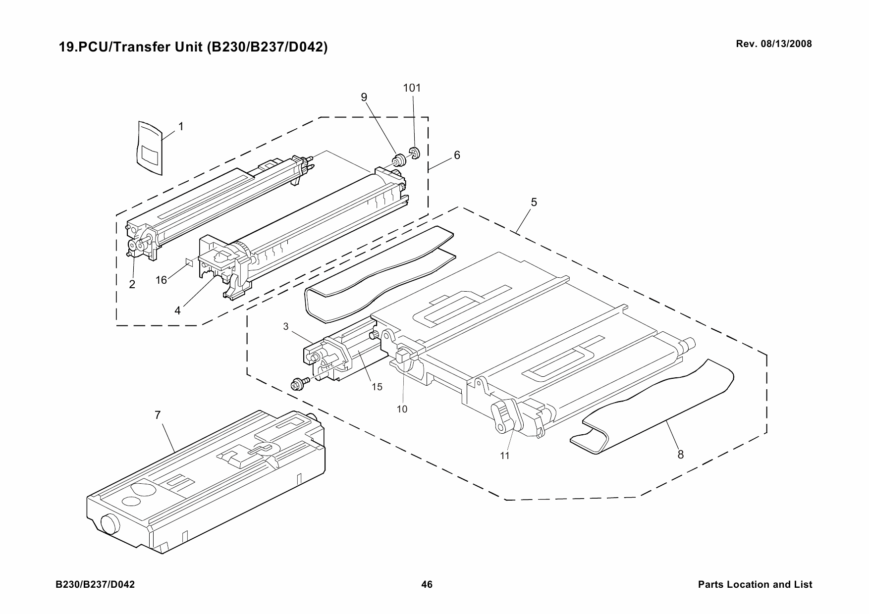 RICOH Options B230 B237 D042 Parts Catalog PDF download-4